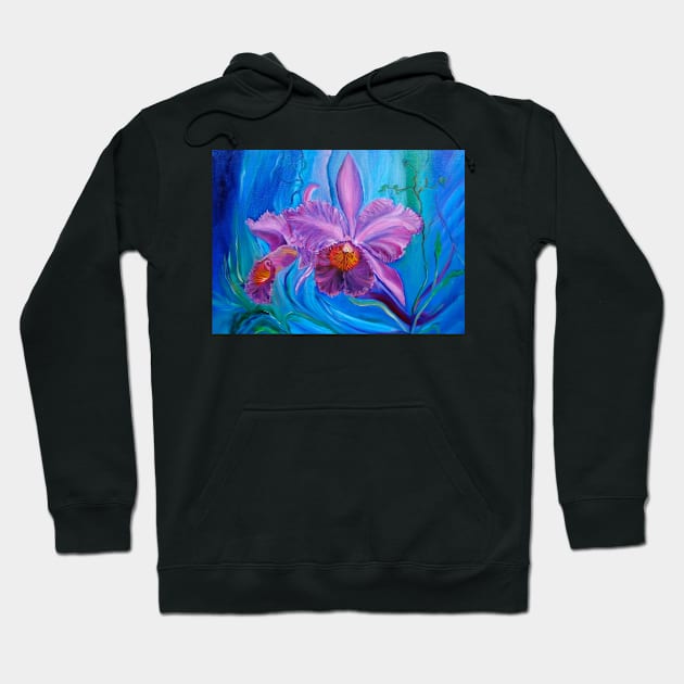 Hawaiian Orchid Hoodie by jennyleeandjim